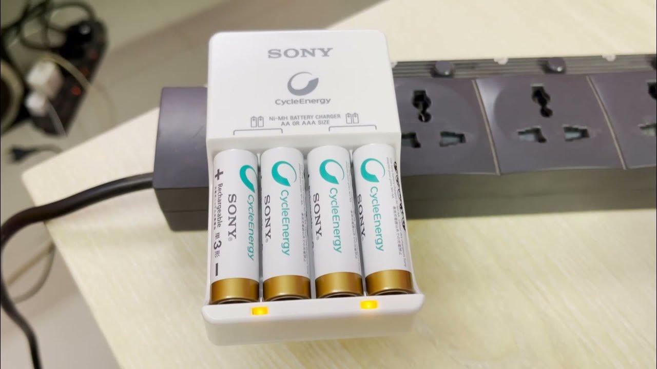 Sony Rechargeable battery charger Cycle Energy YouTube