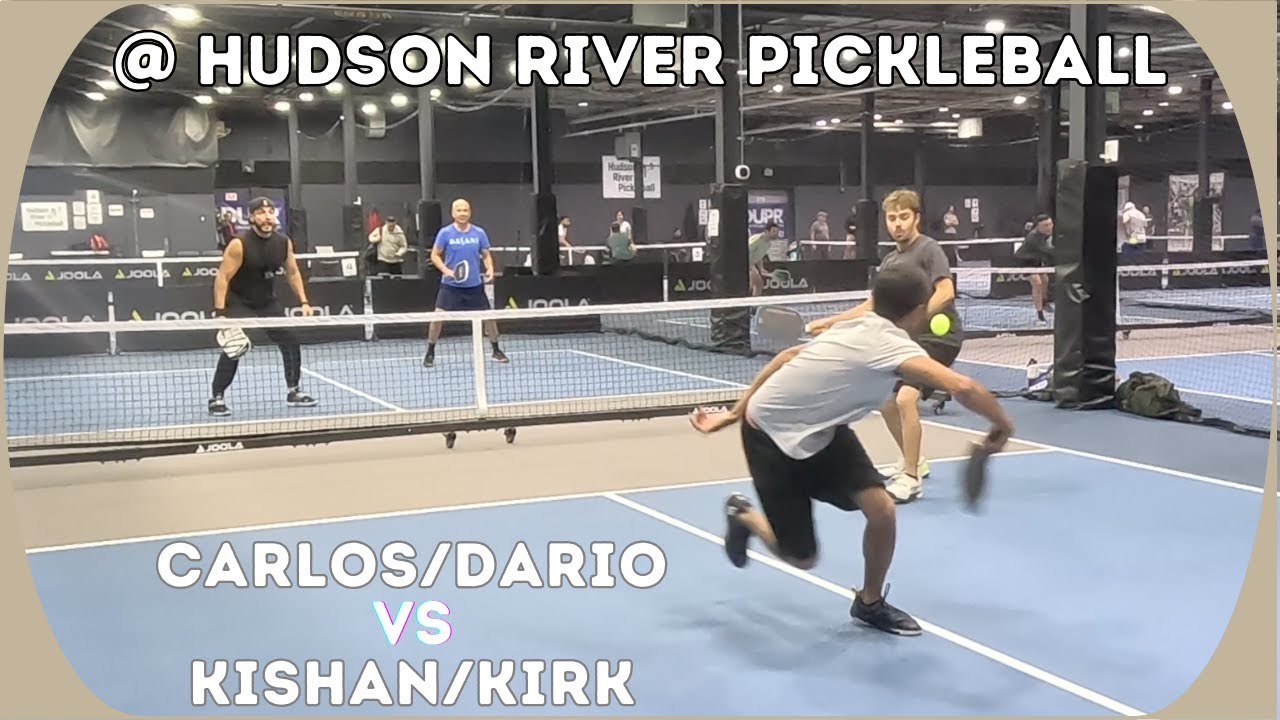 Carlos/Dario VS Kishan/Kirk @ Hudson River Pickleball