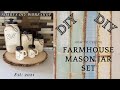 Farmhouse decor Mason Jar Kitchen Canister Set/DIY Crafts/ Shari's DIY Workshop