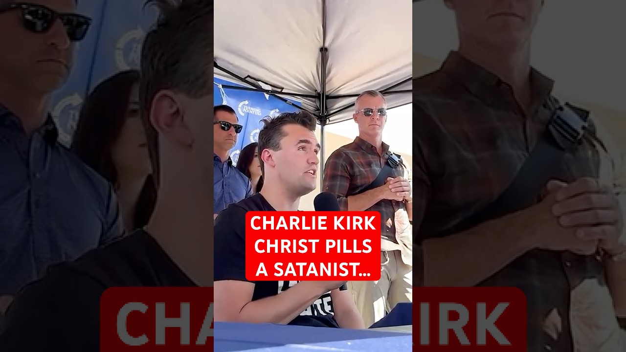 Charlie Kirk CHRIST-PILLS Satanist... ✝️