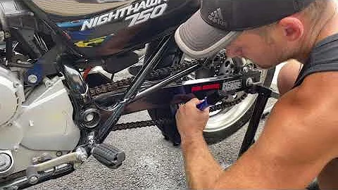 How to Clean Lube & Protect a Motorcycle Chain - with the MAXIMA Chain Wax Ultimate Care Kit - DIY