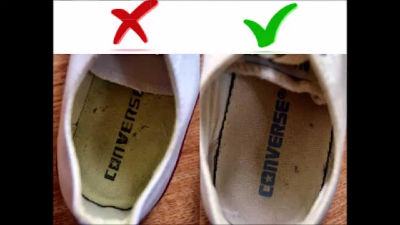 Addition flaskehals Gør gulvet rent CONVERSE - FAKE vs. Original - YouTube