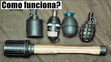 Como funciona granada de concussão?