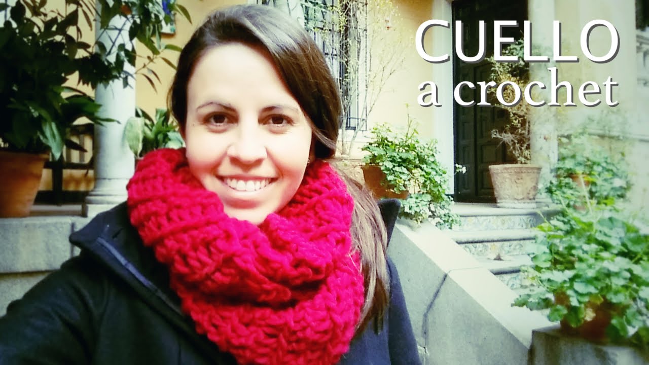 ¡Crochet con los Dedos! Cuello Bufanda Infinita