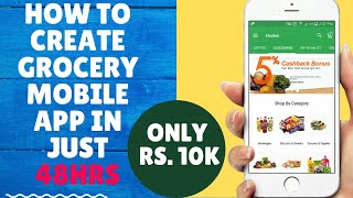 How to Create Grocery Mobile App in Just 48Hrs | Online Kirana Business | Online Grocery Store screenshot 3
