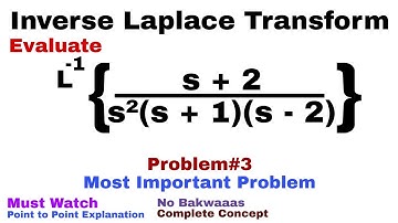 21. Inverse Laplace Transform | Complete Concept and Problem#3 | Most Important Problem