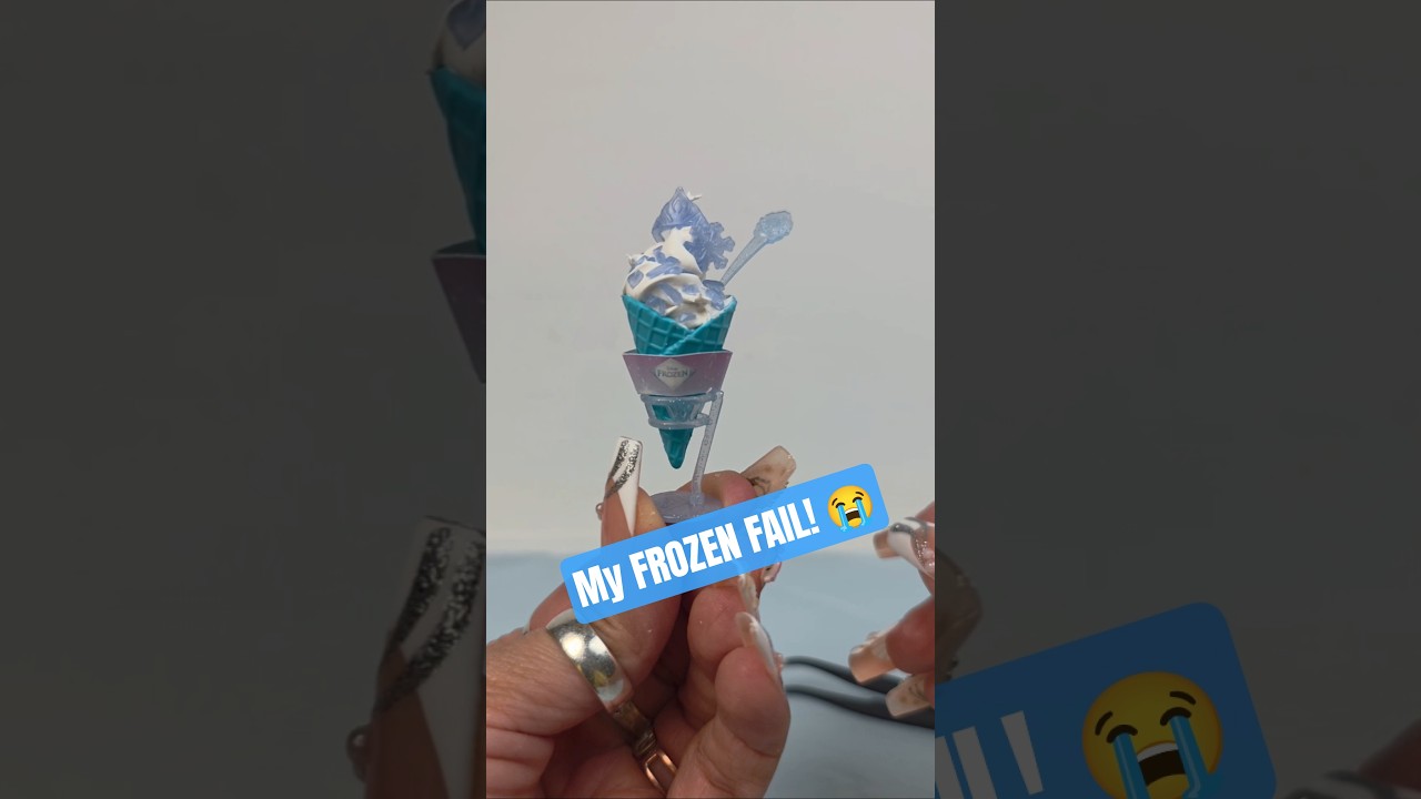 I Made a Frozen Ice Cream Cone… and It Did NOT Go as Planned 🍦😳