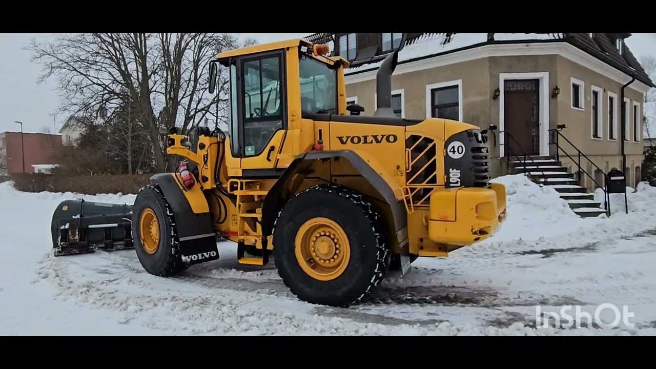 Snöröjning I sankt Olof 21 februari 2026 lördag 😊