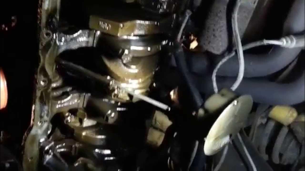Ford f-150 oil pan removal - YouTube