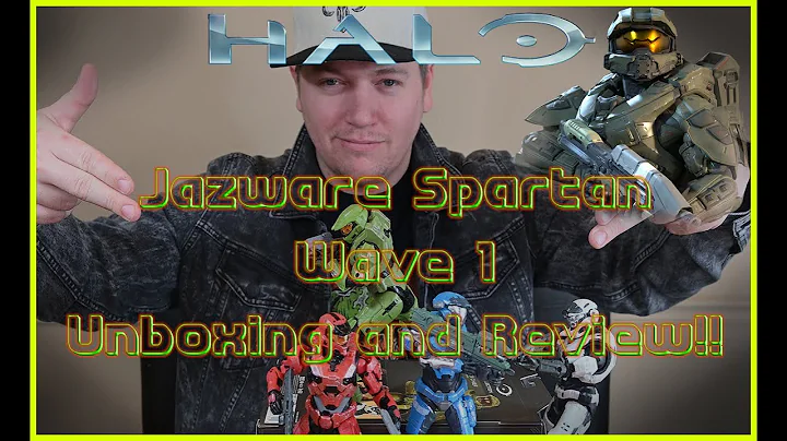 How Good Are The New Halo Figures? | ASMR Unboxing and Review of Jazwares Spartans Wave 1!