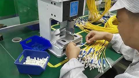 Fiber Hope Patchcord Manufacturing Production Workshop Fiber Optic Cable