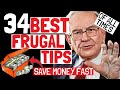 34 FRUGAL LIVING TIPS That REALLY WORK 👍 Warren Buffett