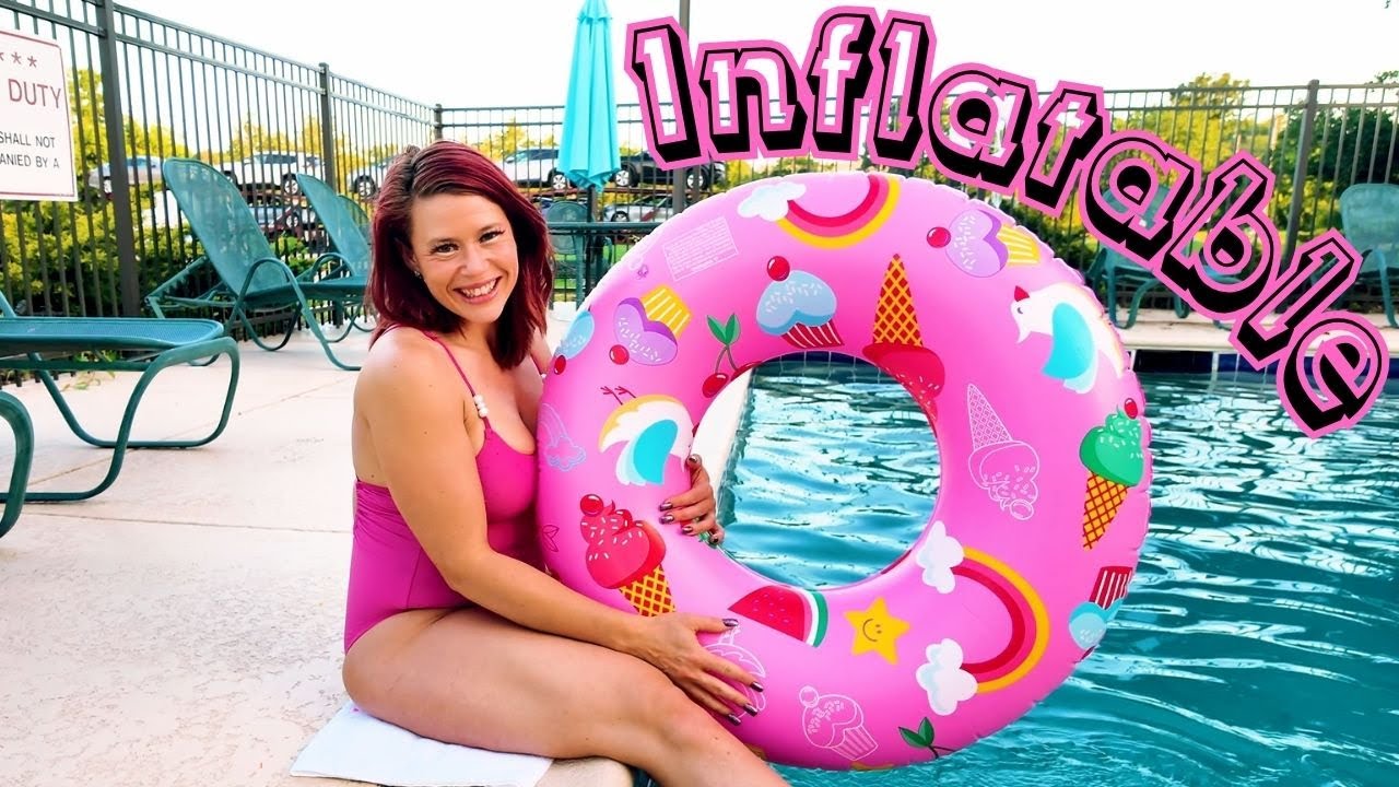 Watch Me Inflate a Giant Donut Pool Float!