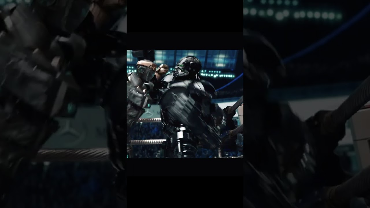 Atom Knocks Down Zeus   Real Steel