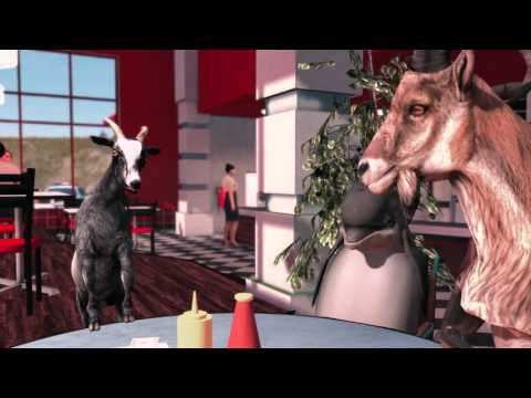 Video: Il Nuovo DLC Goat Simulator Prende In Giro I Personaggi Di Fenicotteri, Cammelli E Delfini Sulla Sedia A Rotelle