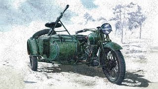 ТИЗ АМ-600 - мотоцикл советских пулемётчиков