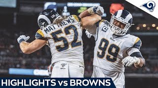 The Best Moments from Rams vs Browns | Week 3 2019