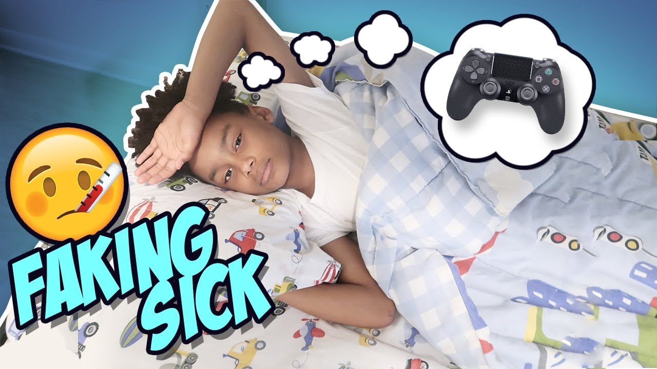 MASON FAKING SICK TO SKIP SCHOOL!! **CAUGHT RED HANDED** YouTube