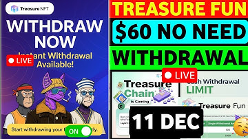 Nova Nft Withdrawal Today 🔴 treasure fun withdrawal | treasure nft latest update|treasure nft update