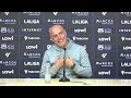 Rueda de prensa de despedida de Julián Calero