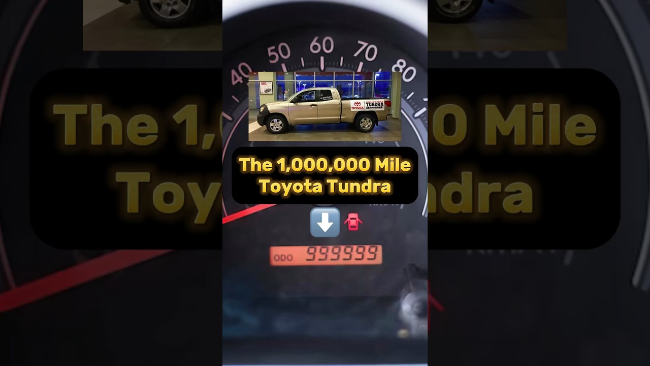 The 1,000,000 Mile Toyota Tundra 