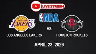 NBA LIVE! LAKERS vs ROCKETS | NBA PLAYOFFS | April 23, 2026 | NBA2K24 Simulation Only