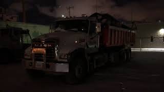 2018 Mack Granite Cold Start 8 DEGREES F