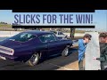 Barracuda drag car first race 512 with slicks mopar bigblock nonamenationals