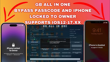 GB all in one Ramdisk bypass passcode/disabled and iPhone locked to owner | supports iOS 12-17.XX