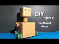 Cardboard Robot for Beginners | Simple Motorized Robot Craft | Gear Project with Mr Ahmad