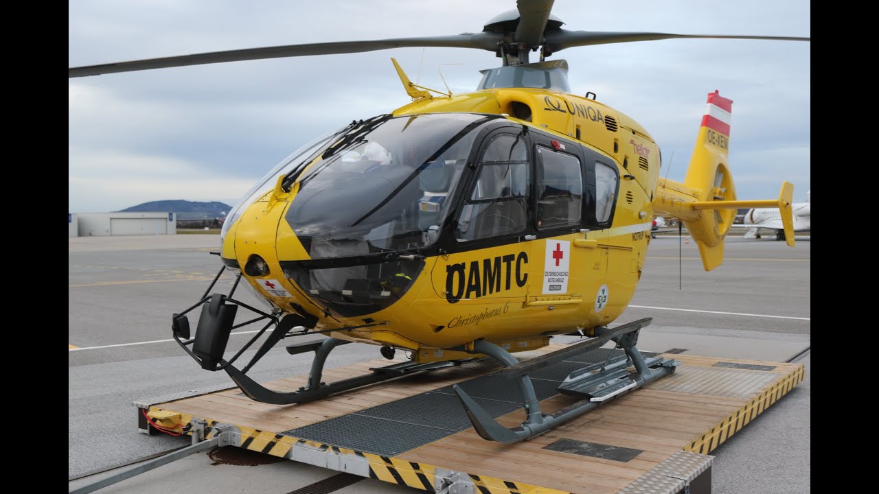 Zugunglück in Bad Aibling: Rettungshubschrauber Christoph 6 im Einsatz