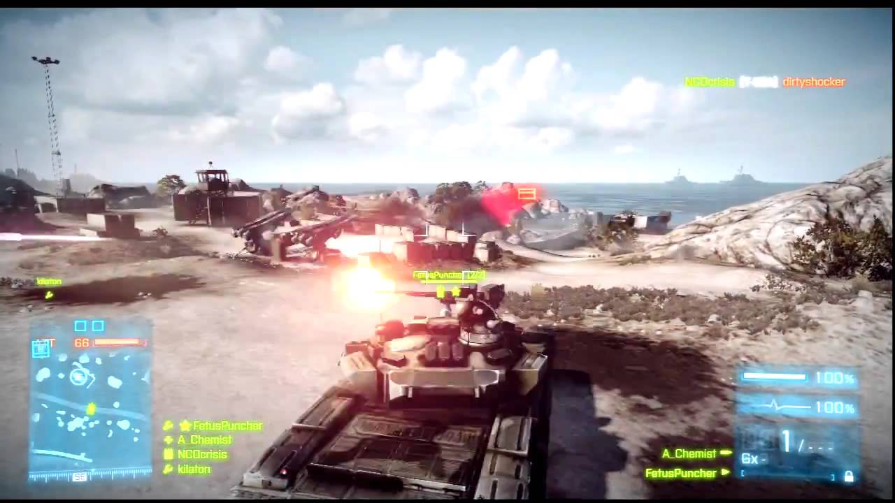 Battlefield 3  Gameplay - Kharg Island Rush.