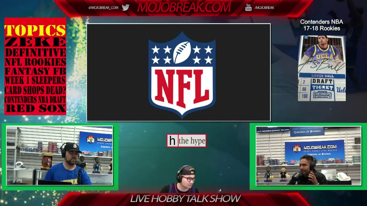 "The Hype" Hobby Talk Show Episode #12 - NFL Rookies, FF, Definitive