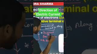 Direction of Electric Current Conventional|Class 10 science Pyqs with concept |Microampere to Ampere