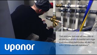 Uponor Ecoflex VIP  Installation i sommarbostad