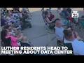 Main Street turns into a town hall as Luther faces off over a proposed data center