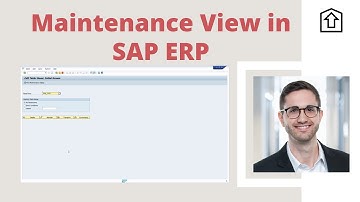 Maintenance View in SAP ERP easy to set up