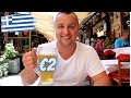 Exploring rhodes town on a budget and finding 2 beer 