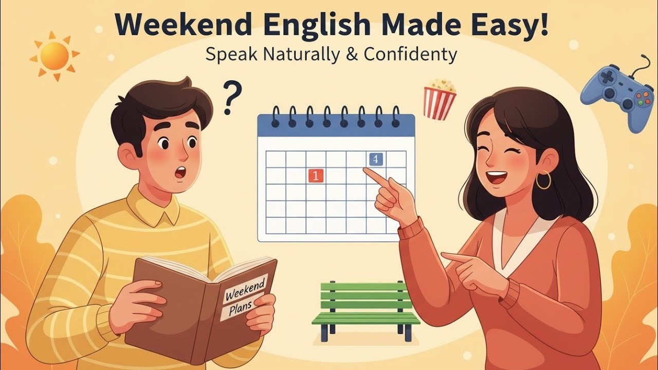 Talk About Your Weekend in English | Simple English Conversation for Beginners