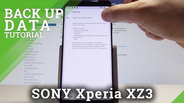How to Create Backup in SONY Xperia XZ3 - Enable Google Backup