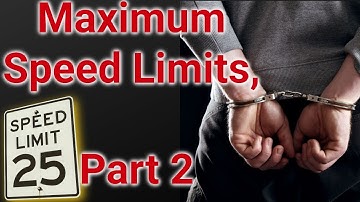 Maximum Speed Limits, Violations, and Penalties for All U.S. Speed Limits (Part 2) #driversed #fyp