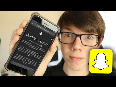 How to delete my snapchat account