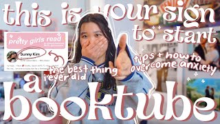 why you should start a booktube in 2024 ✨ how to overcome your fears & other tips :)