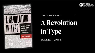 A Revolution in Type Book Talk