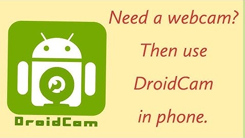 How to Use your Mobile Phone as a Webcam|DroidCam|Dev47Apps|Easy and Quick.