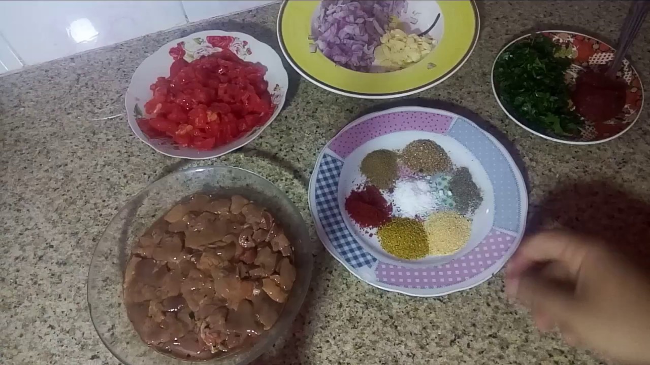 كبدة دجاج مشرملة وصفة مطاعم مع هشام للطبخ