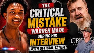 Finally Exposed:The Critical Mistake Warren Made During His Interview With Official Tatum