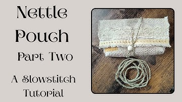 Making a cloth pouch with a gusset and pocket 