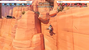 Overwatch - Bots Immune From Environmental Kills Bug 4 (Replay Moment - Hard Bots)