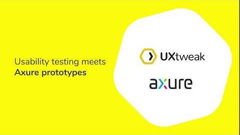 Usability testing of Axure prototypes